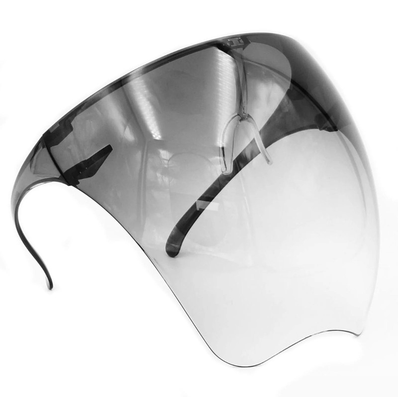 Shield Glasses Smoke Gradient Anti-Fog Safety Lenses
